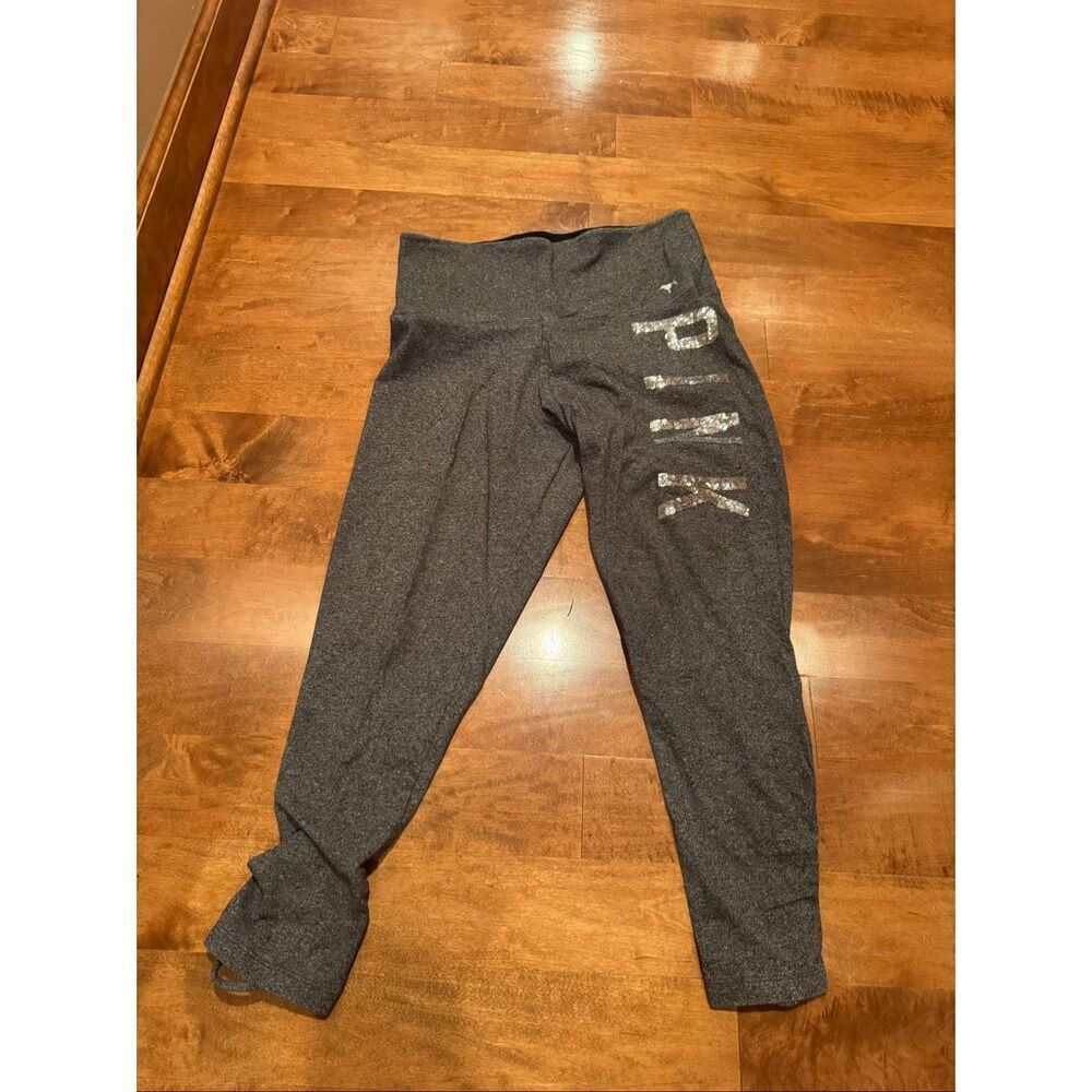 Women’s Victoria’s Secret, pink bling, sexy workout pants size medium